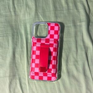 Red Checkered Phone Case